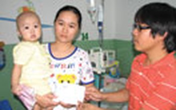 Giúp bé Nguyễn Anh Quân hơn 140 triệu đồng chữa bệnh