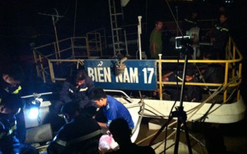 Vụ chìm tàu Biển Nam 17: Đã tìm được thi thể thợ máy mất tích