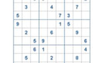 Mời các bạn thử sức với ô số Sudoku 1956 mức độ Khó