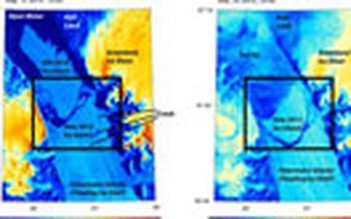 Núi băng bị xé toạc khỏi Greenland