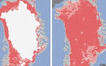 Dải băng Greenland sắp tan chảy hoàn toàn