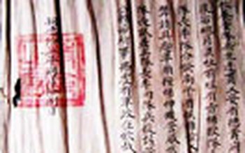 Phát hiện hàng loạt văn tự cổ, đạo sắc cổ ở Hà Tĩnh