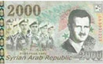 Syria in hình ông al-Assad lên giấy bạc mới