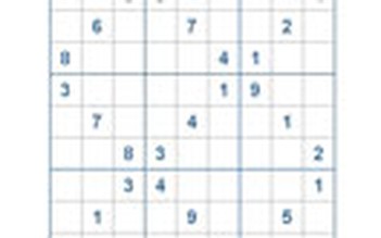 Mời các bạn thử sức với ô số Sudoku 2215 mức độ Khó