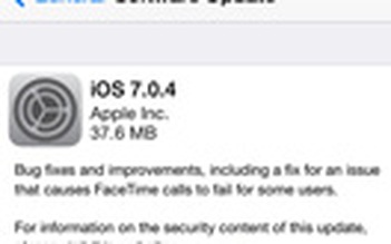 Apple tung ra bản vá lỗi cho FaceTime