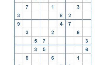 Mời các bạn thử sức với ô số Sudoku 2540 mức độ Khó