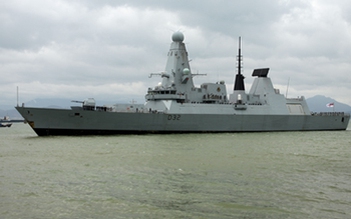 Tàu khu trục Hải quân Hoàng gia Anh đến Đà Nẵng