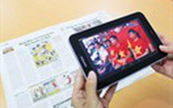 Xem clip, hình ảnh 3D trên báo in Thanh Niên