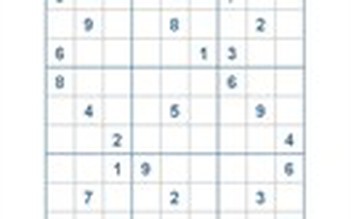 Mời các bạn thử sức với ô số Sudoku 2664 mức độ Rất Khó