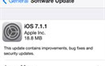 iOS 7.1.1 chính thức trình làng