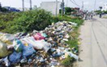 Bãi rác lộ thiên ô nhiễm môi trường