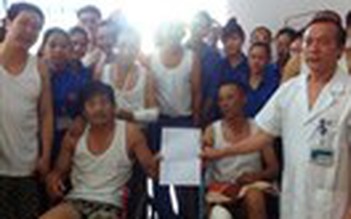 149 lao động Trung Quốc bị thương đã làm thủ tục xuất viện