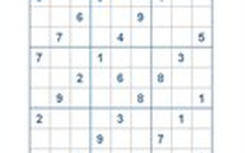 Mời các bạn thử sức với ô số Sudoku 2745 mức độ Khó