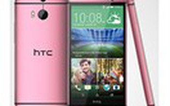 HTC One (M8) có thêm phiên bản màu đỏ và hồng