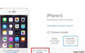 iPhone 6 Plus đã 'cháy hàng'