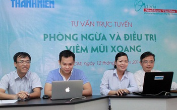 Tư vấn trực tuyến: 'Phòng ngừa và điều trị viêm mũi xoang'