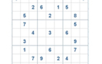Mời các bạn thử sức với ô số Sudoku 2886 mức độ Khó