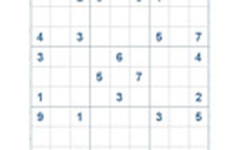Mời các bạn thử sức với ô số Sudoku 2889 mức độ Khó