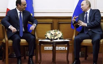 Tổng thống Hollande bất ngờ gặp Putin nói chuyện Ukraine