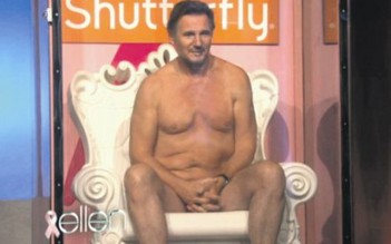 Liam Neeson khỏa thân trên truyền hình làm từ thiện