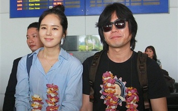 Han Ga In mặt mộc đến Việt Nam