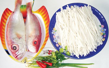 Bánh canh cá bã trầu