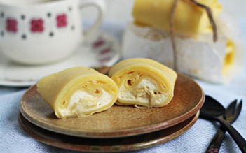 Làm bánh pancake sầu riêng 'ăn là ghiền' mà không cần lò nướng