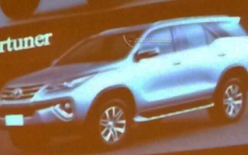 Toyota Fortuner rất gần ngày ra mắt