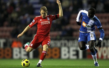 Liverpool mất Lucas Leiva 3 tháng