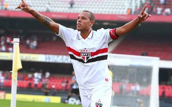 Luis Fabiano được gọi trở lại tuyển Brazil