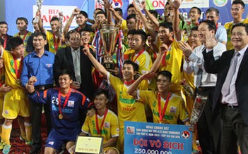 VCK giải bóng đá U.21 Báo Thanh Niên 2013 Cúp Bia Sài Gòn: Hà Nội T&T đăng quang