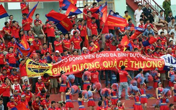 Sân Bình Dương tổ chức trận tranh suất trụ hạng V-League