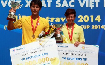 Lâm Quang Trí lần đầu vô địch giải các tay vợt xuất sắc