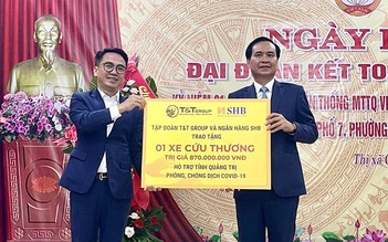 T&T Group và SHB trao tặng xe cứu thương hỗ trợ Quảng Trị, Quảng Bình chống dịch