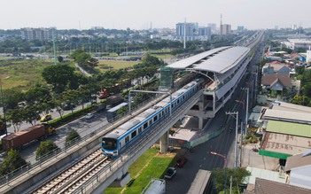 Metro Bến Thành - Suối Tiên lần đầu chạy thử qua 5 nhà ga tại TP.HCM