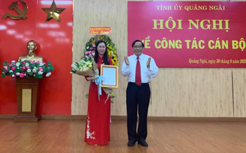 Bộ Chính trị chuẩn y Bí thư Tỉnh ủy Quảng Ngãi với bà Bùi Thị Quỳnh Vân