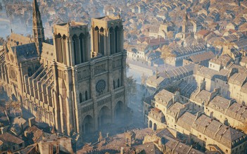 Chiêm ngưỡng Nhà thờ Đức Bà Paris trong tựa game Assassin's Creed: Unity