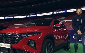 Hyundai tặng dàn xe Tucson Hybrid cho các cầu thủ Atletico Madrid