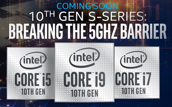 Intel Comet Lake thế hệ 10 sẽ được bán ra vào tháng tư