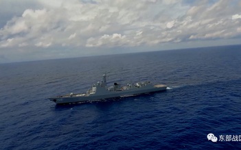 Tàu chiến Trung Quốc tập trận tại Biển Đông