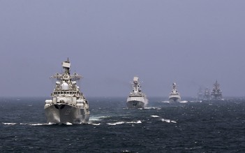 Tàu chiến Nga rời cảng, 'hội quân' cùng Trung Quốc tập trận