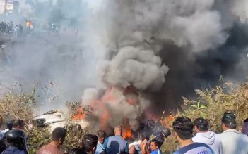 Máy bay chở 72 người rơi tại Nepal