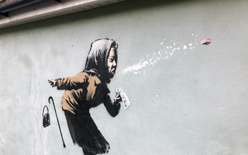 Tác phẩm của nghệ sĩ graffiti Banksy giúp ngôi nhà ở Anh tăng giá nhiều lần