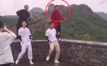 Diễn viên Trung Quốc hứng chỉ trích vì quay clip nhảy trên Vạn Lý Trường Thành