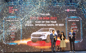 Hyundai Santa Fe được bình chọn Xe của năm 2021 tại Việt Nam