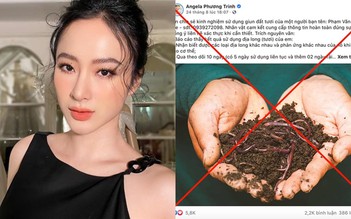 Angela Phương Trinh vẫn đăng clip ăn giun đất chữa Covid-19 mặc quy định phạt