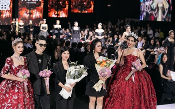 Siêu mẫu Hoàng Yến, Thanh Hằng 'khuấy đảo' sàn diễn Vietnam International Fashion Week tại Hà Nội