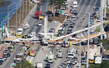 Sập cầu vượt bộ hành ở Florida, ít nhất 6 người thiệt mạng