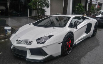 Siêu xe Lamborghini Aventador độ mâm hàng trăm triệu đồng tại VN