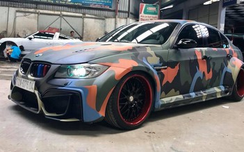 BMW 3-Series sơn màu Camo độc đáo tại Việt Nam